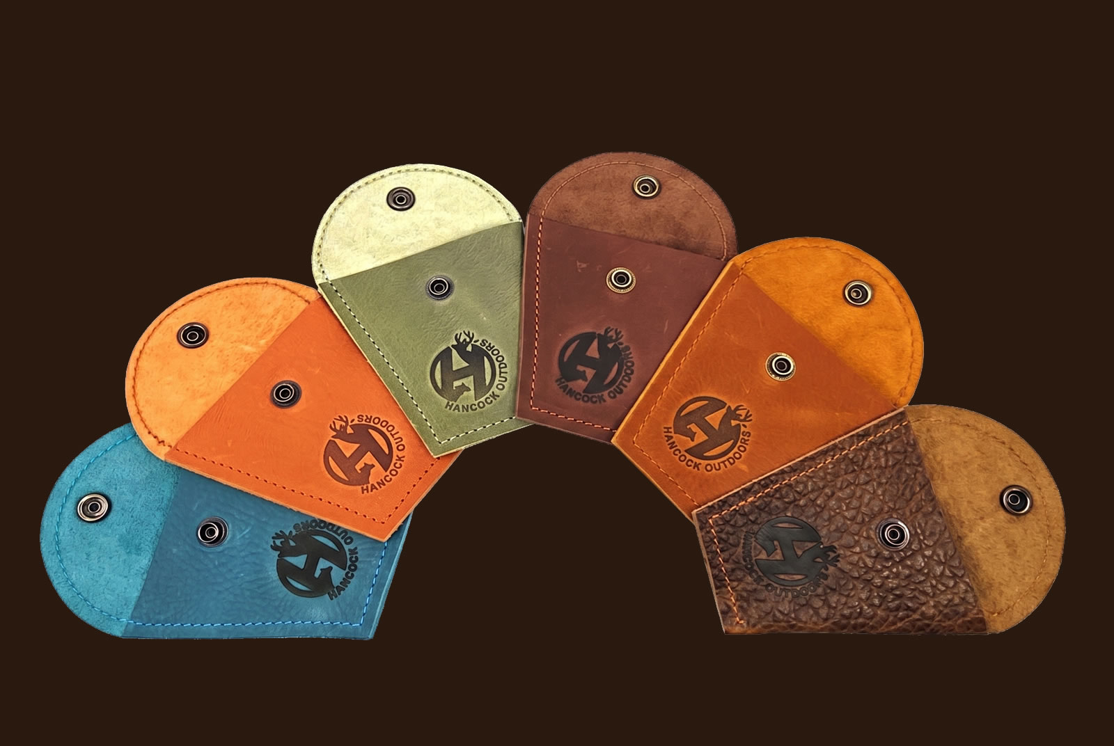 All six Premium Leather Dominator Scabbard colors