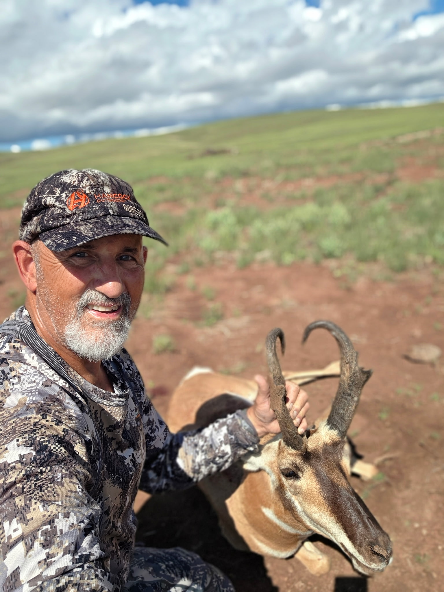 Bruce Hancock in the field